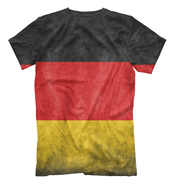 Мужская футболка с изображением Флаг Германии цвета Белый