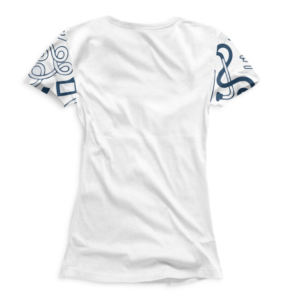 Женская футболка с изображением Хирург цвета Белый