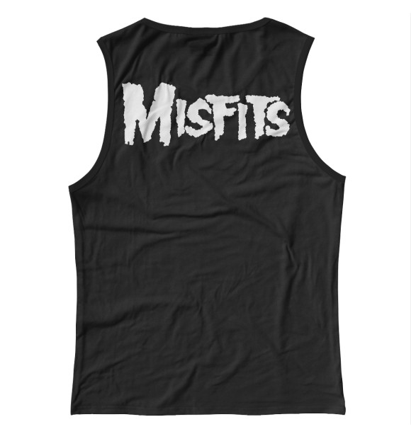 Майка для девочки с изображением The Misfits цвета Белый