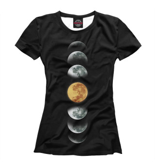 Женская футболка Фазы лун