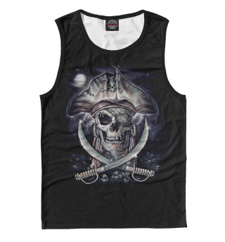 Мужская майка Pirate Skull