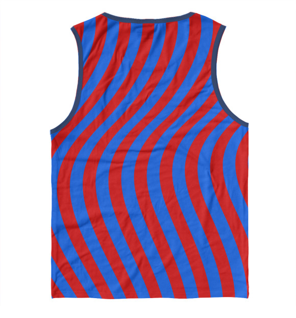 Мужская майка с изображением Keep Calm and Love Barca цвета Белый