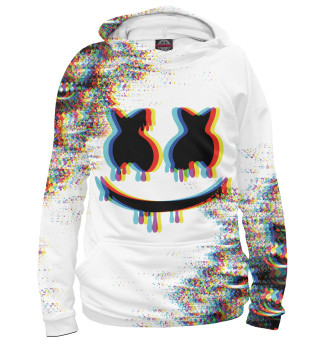 Худи для девочки Marshmello Glitch