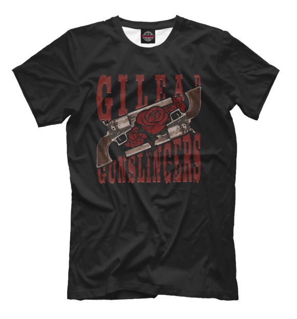 Мужская футболка с изображением Стрелки Гилеада цвета Черный