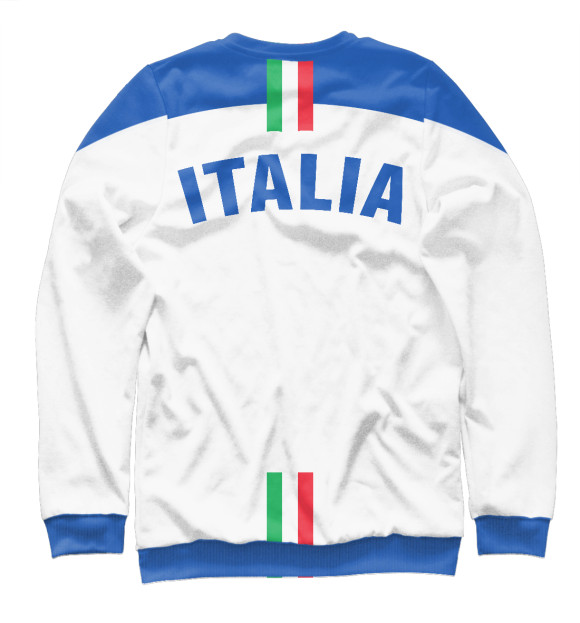 Женский свитшот с изображением Италия цвета Белый