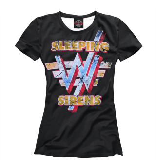 Женская футболка Sleeping with sirens