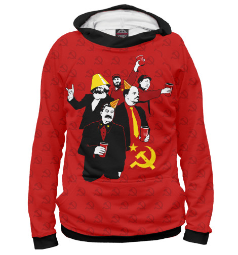 

Худи Print Bar, Белый, Communist Party