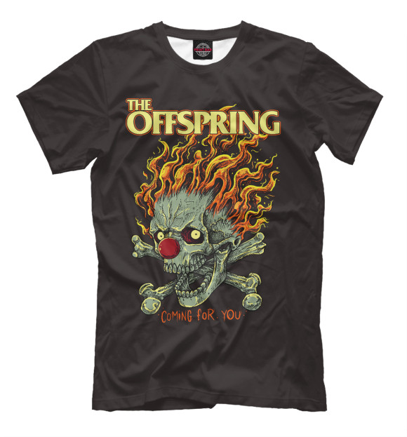 Мужская футболка с изображением The Offspring цвета Молочно-белый