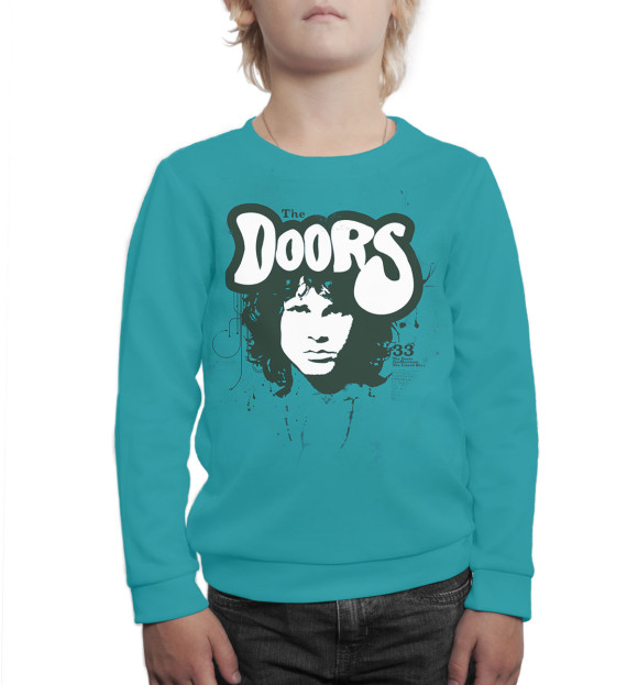 Свитшот для мальчиков с изображением The Doors цвета Белый
