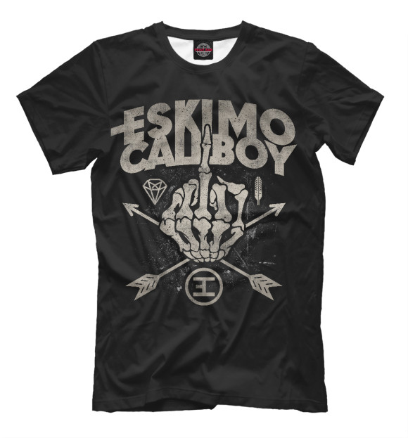 Мужская футболка с изображением Eskimo Callboy цвета Черный