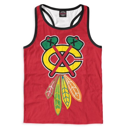 

Майки борцовки Print Bar, Белый, Chicago Blackhawks