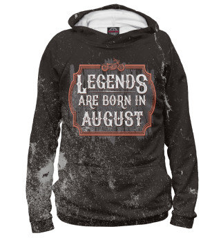 Худи для мальчика Legends Are Born In August