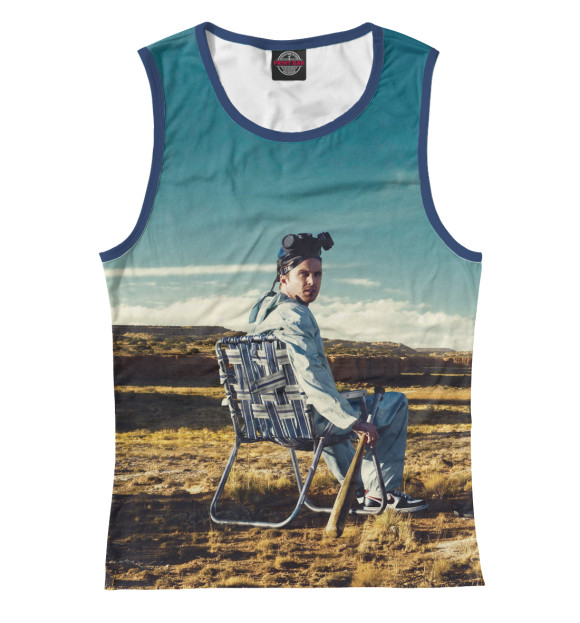 Майка для девочки с притом Во все тяжкие цвета Белый Майка для девочки с изображением Во все тяжкие цвета Белый