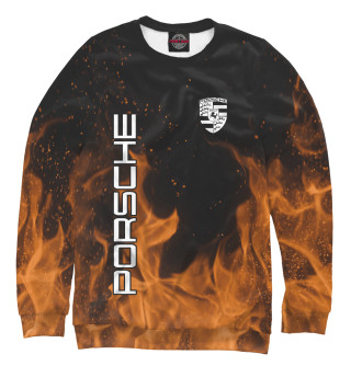 Свитшот для девочек Porsche yeallow fire