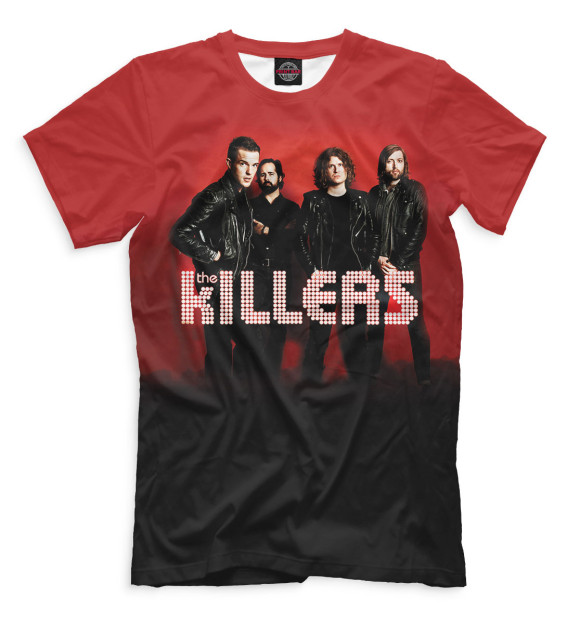 Мужская футболка с изображением The Killers цвета Черный