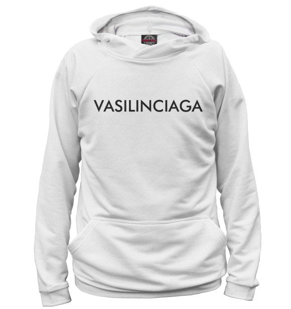 Женское худи с изображением Vasilinciaga цвета Белый