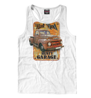 Американский хот род (Rat rod) на белом