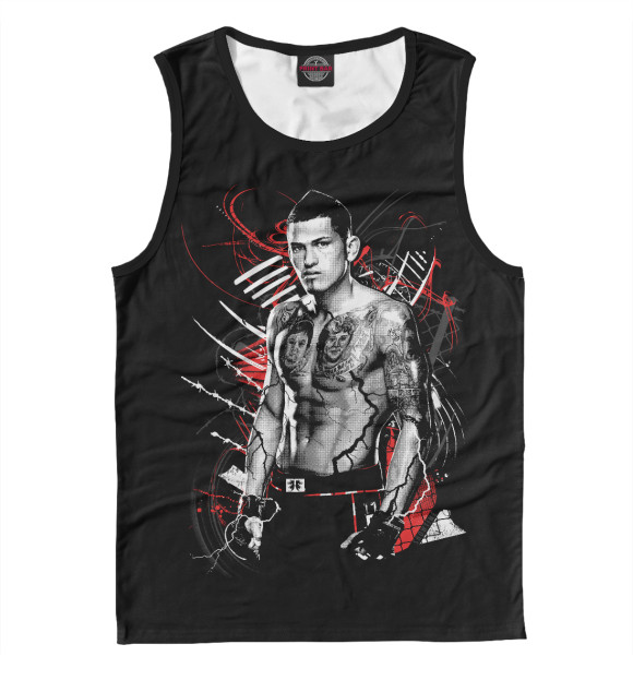 Майка для мальчика с изображением Энтони Петтис цвета Белый