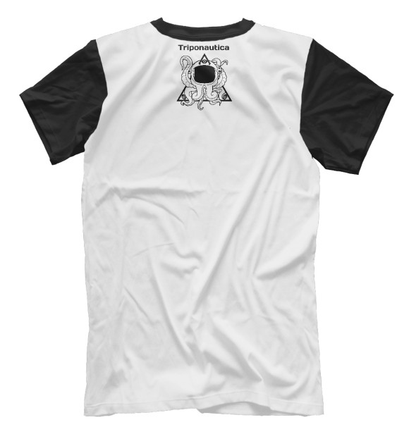 Мужская футболка с изображением Bindiniimous цвета Белый