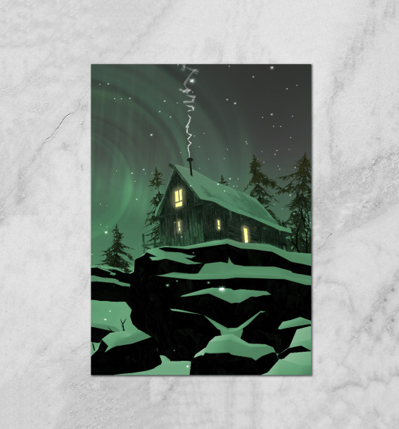 Плакат с притом The Long Dark цвета Белый Плакат с изображением The Long Dark цвета Белый