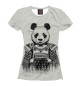 Женская футболка Panda Samurai