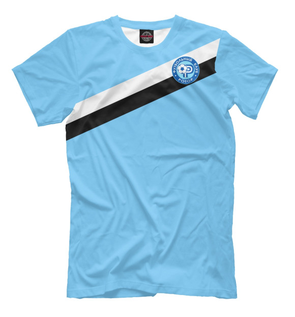 Мужская футболка с изображением ФК Ротор цвета Белый