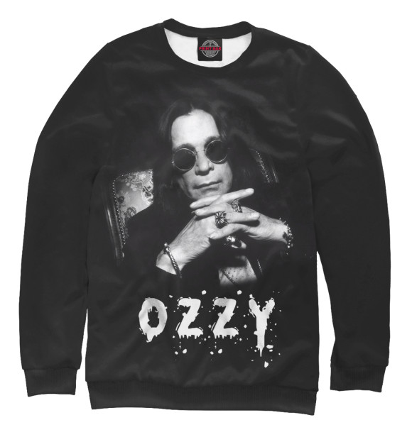 Женский свитшот с изображением Ozzy Osbourne цвета Белый