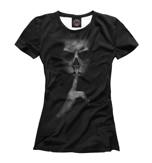 Женская футболка с изображением Dark corpse цвета Белый