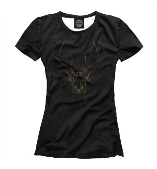 Женская футболка Golden Deer