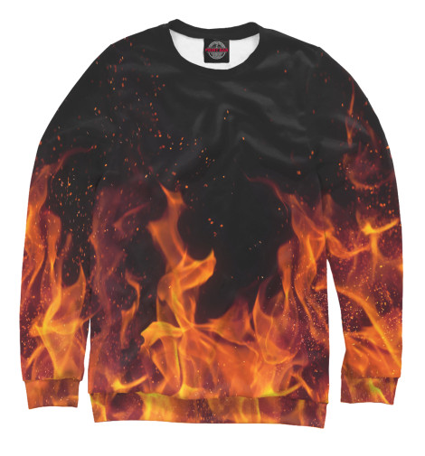 

Свитшоты Print Bar, Белый, Огонь