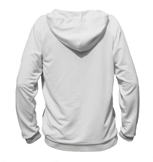 Женское худи с изображением Внутри Лапенко цвета Белый