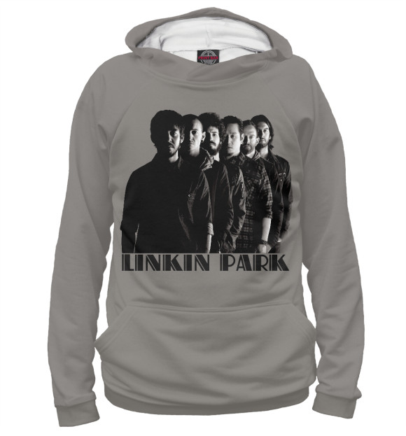 Женское худи с изображением Linkin Park цвета Белый