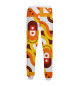 Мужские спортивные штаны Pattern - retro orange