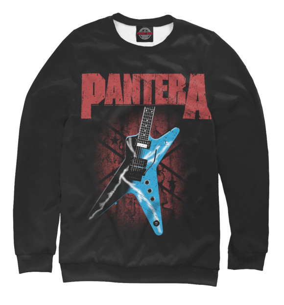 Женский свитшот с изображением Pantera цвета Белый