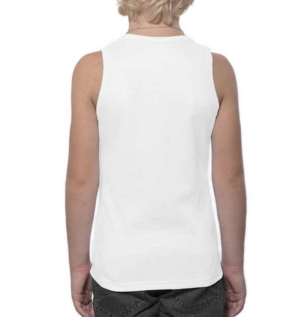 Майка для мальчика с изображением 10 лет цвета Белый