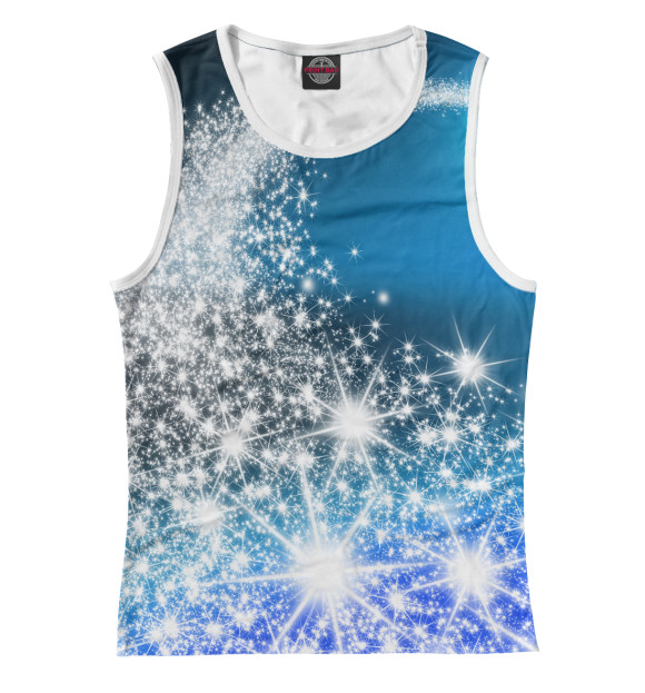 Майка для девочки с изображением Звездный путь цвета Белый