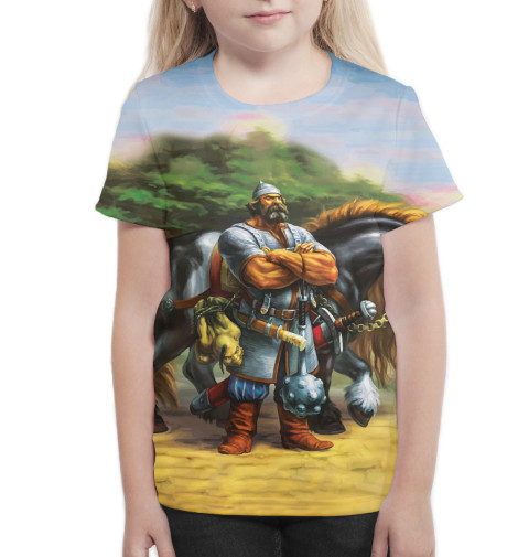 

Футболки Print Bar, Белый, Богатырь