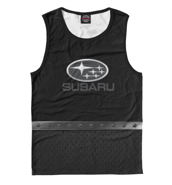 Майка для мальчика с изображением Subaru цвета Белый