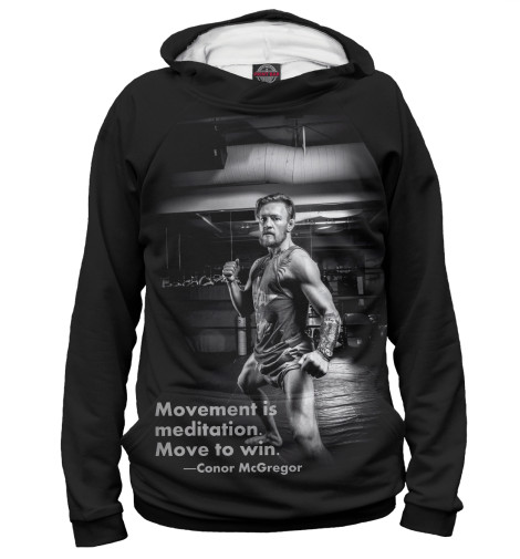 

Худи Print Bar, Белый, Conor Anthony McGregor