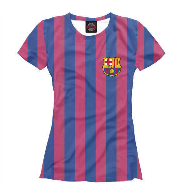 Футболка для девочек с изображением FC Barcelona MESSI 10 цвета Белый