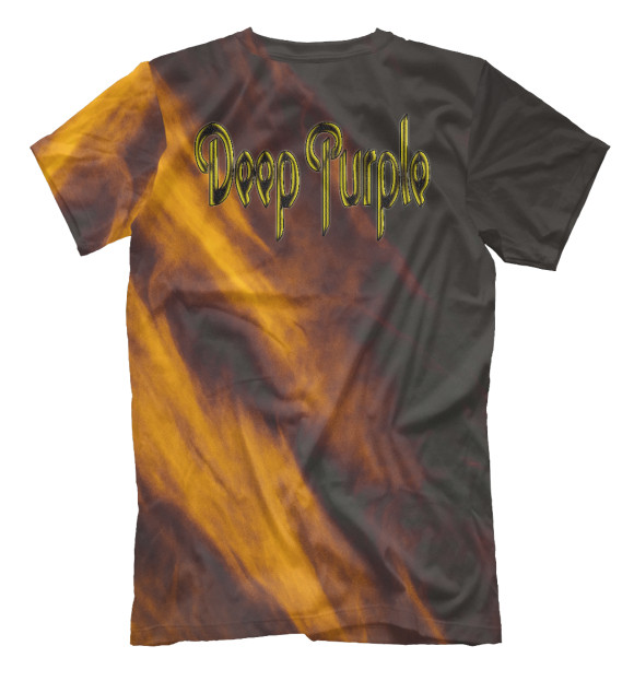 Мужская футболка с изображением Группа Deep Purple цвета Белый