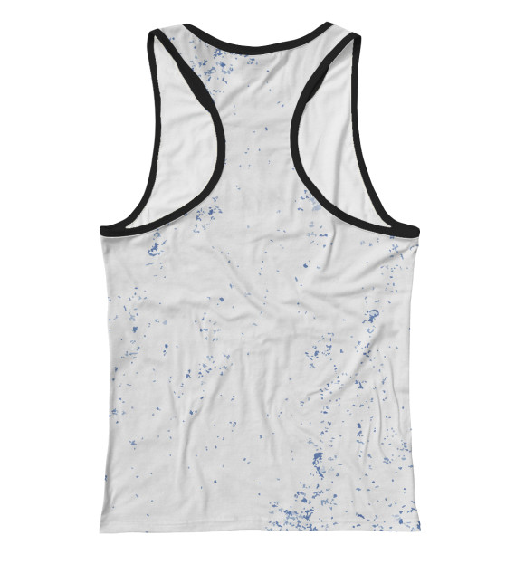 Женская майка-борцовка с притом Sonic цвета Белый Женская майка-борцовка с изображением Sonic цвета Белый