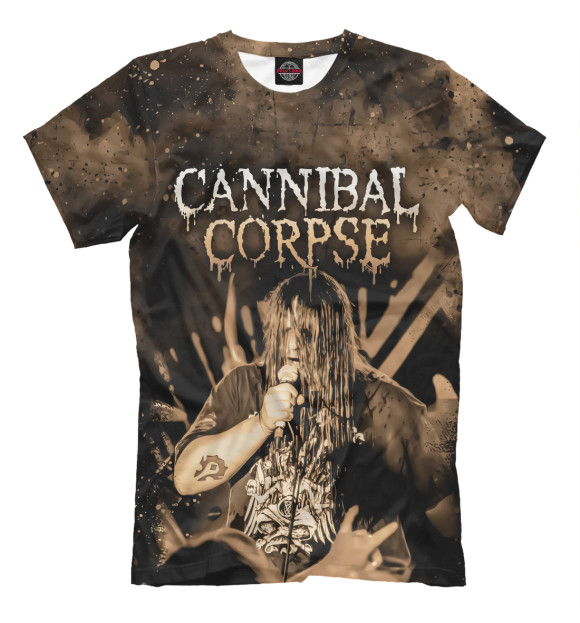 Футболка для мальчиков с изображением Cannibal Corpse цвета Белый