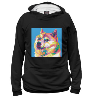 Женское худи Doge Color