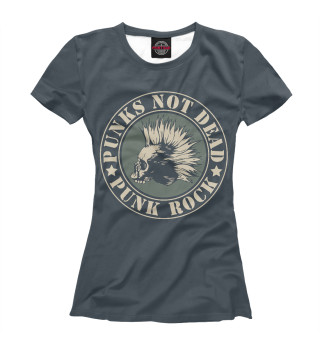 Женская футболка Панк рок