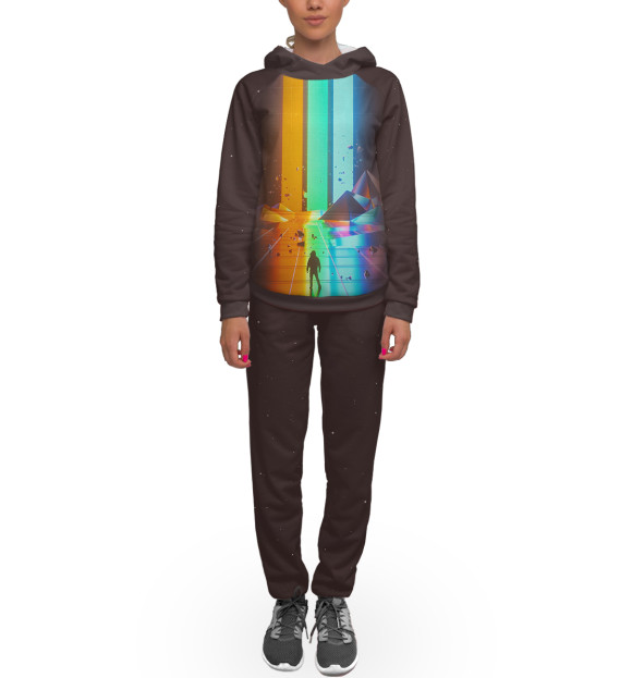 Женский спортивный костюм с изображением Imagine Dragons Believer цвета Белый