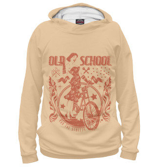 Мужское худи Old School Lady
