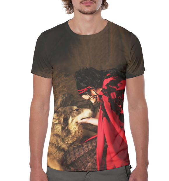 Мужская футболка с изображением Evanescence цвета Белый