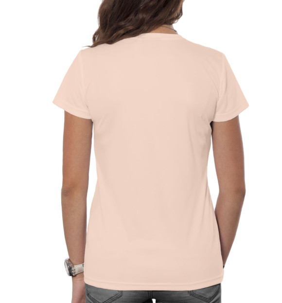 Женская футболка с изображением Николас Кейдж цвета Белый