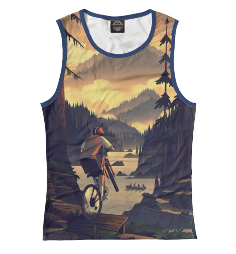 

Майки Print Bar, Белый, The Forest